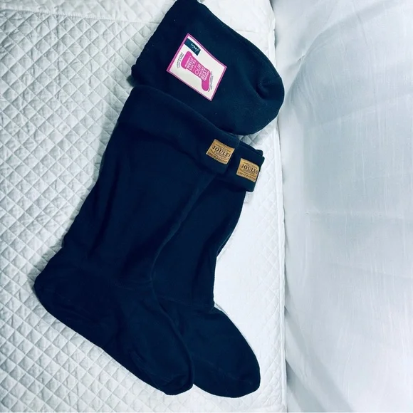 JOULES Welly socks - navy - size Large - Picture 3 of 5